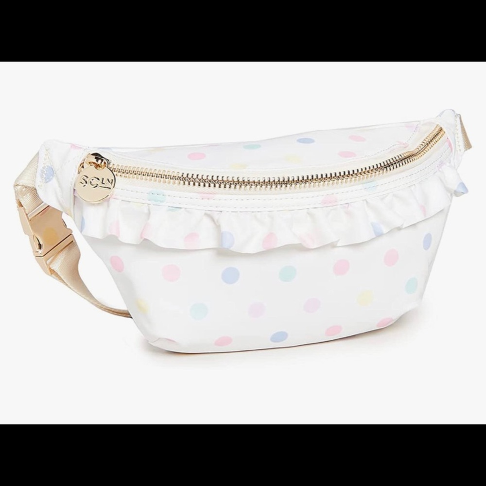 Stoney Clover Lane Women's Polka Dot Ruffle Fanny Pack